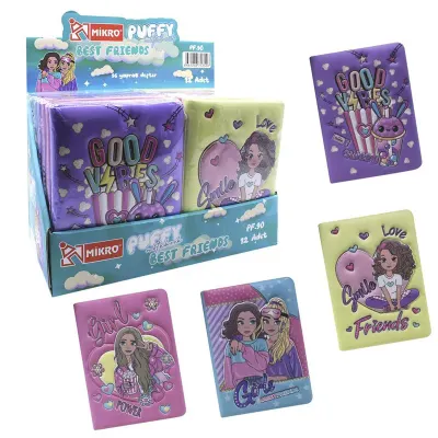 MİKRO NOT DEFTERİ PF-90 PUFFY BEST FRIENDS