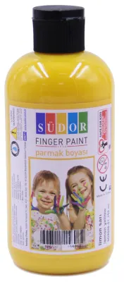 SÜDOR PARMAK BOYASI 250 ML LİMON SARI SD8008-01