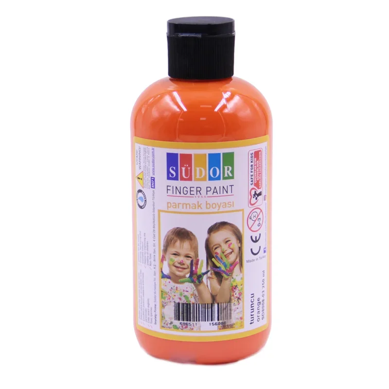 SÜDOR PARMAK BOYASI 250 ML TURUNCU SD8008-03
