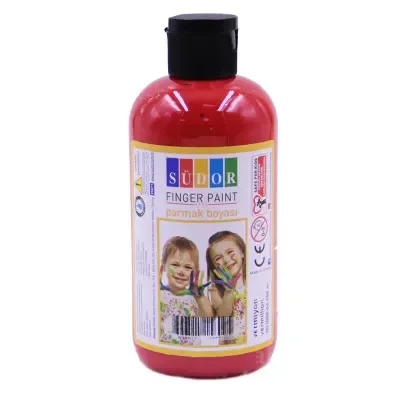 SÜDOR PARMAK BOYASI 250 ML VERMİYON SD8008-04
