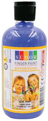 SÜDOR PARMAK BOYASI 250 ML AÇIK MAVİ SD8008-07