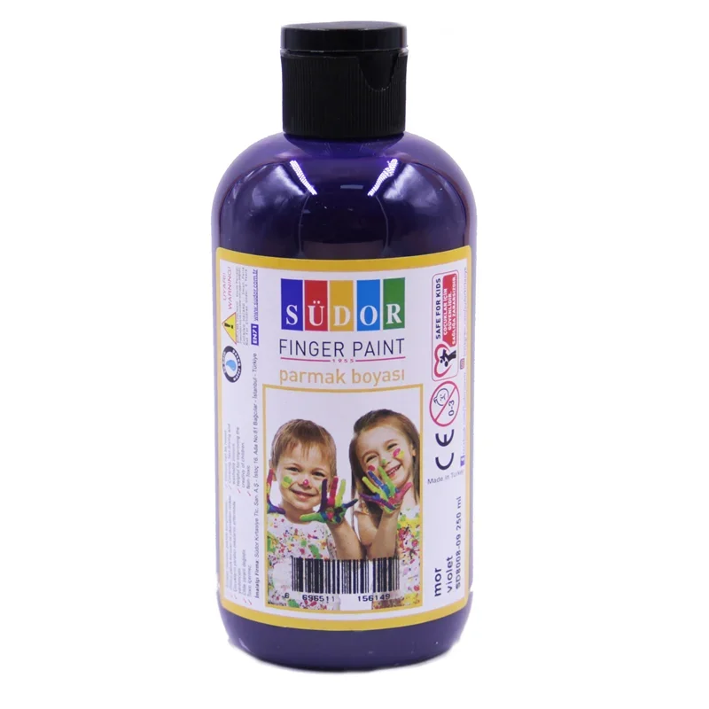 SÜDOR PARMAK BOYASI 250 ML MOR SD8008-09