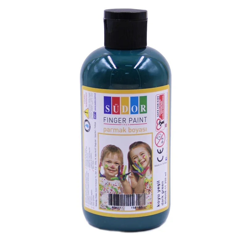 SÜDOR PARMAK BOYASI 250 ML KOYU YEŞİL SD8008-11