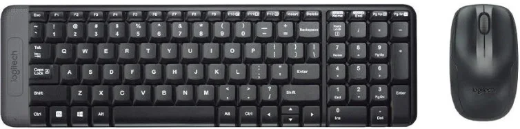 LOGITECH KLAVYE MOUSE SET MK220 KABLOSUZ SİYAH 920-003163