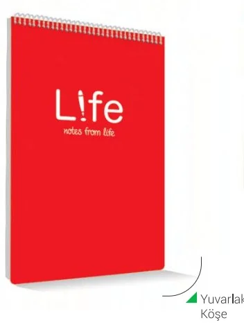 ÇINAR BLOKNOT A5 LIFE 40 YP. ÇİZGİLİ 78012