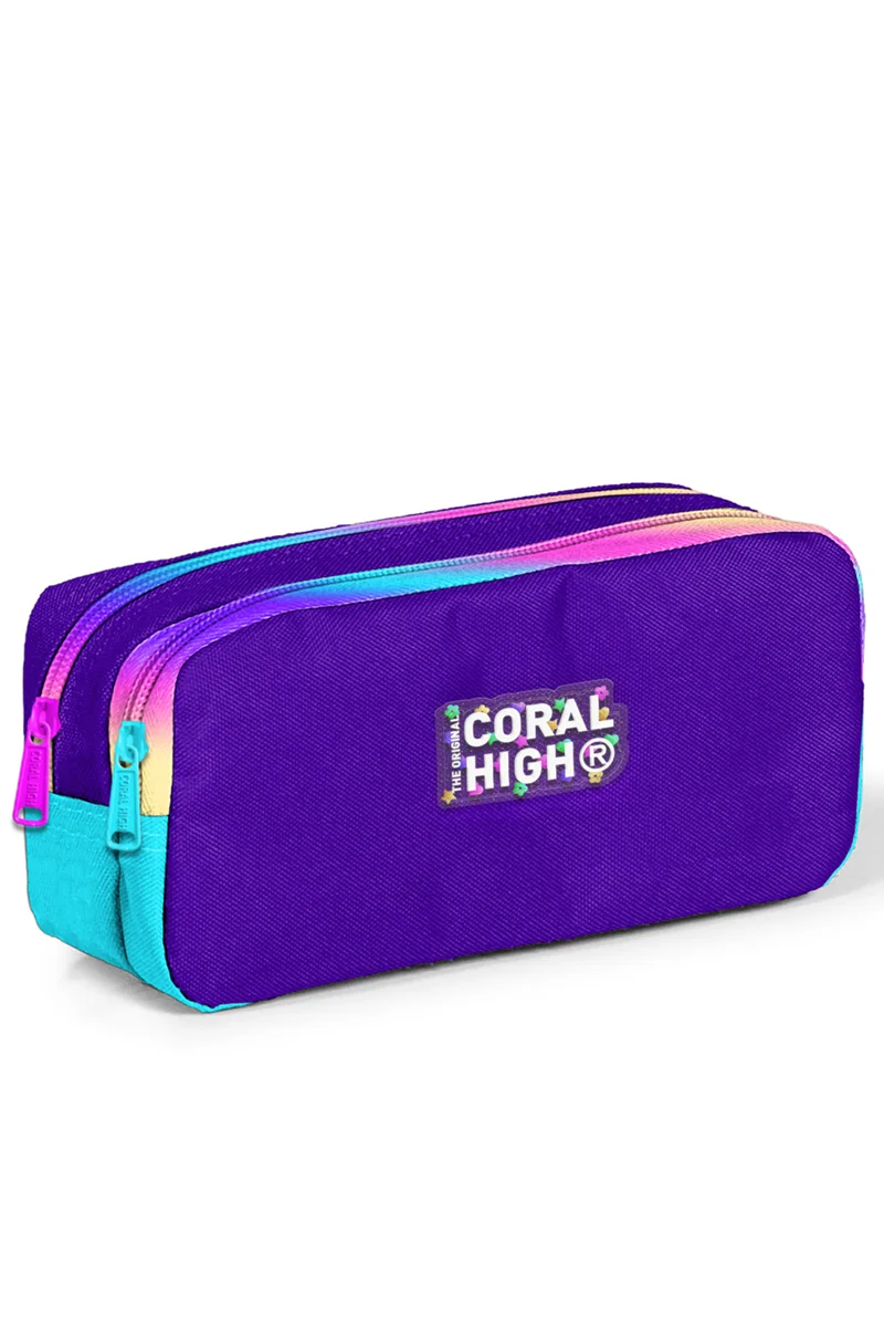 YAYGAN CORAL HIGH KALEM ÇANTA (İKİ BÖLMELİ) 12072
