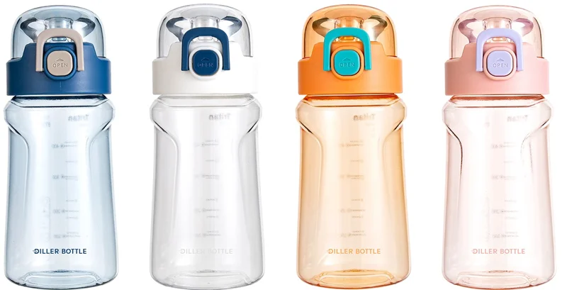 PASİF DILLER MATARA TRITAN DB-008 550 ML ASORTİ