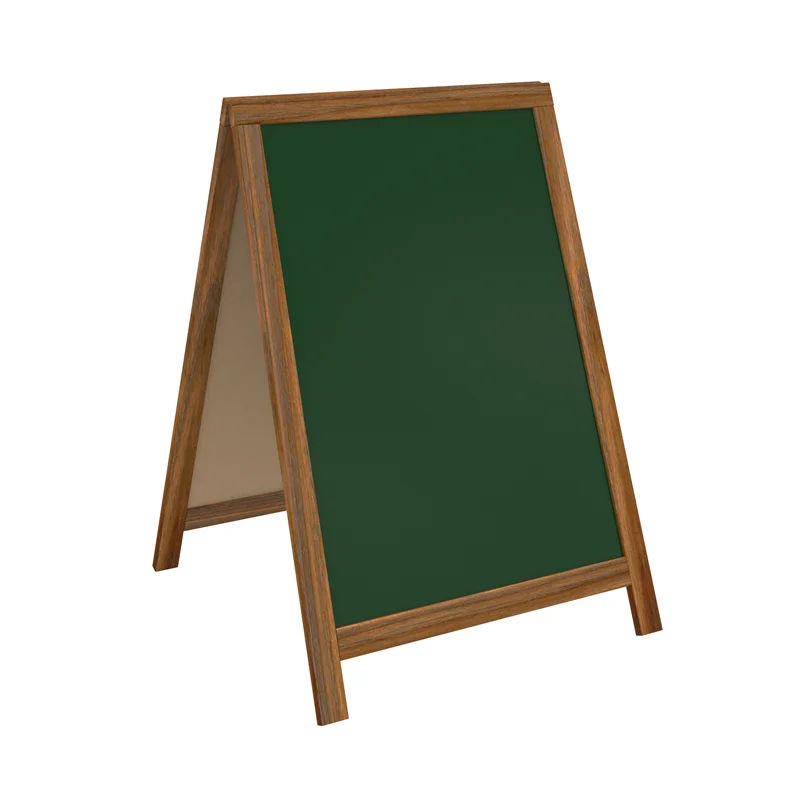 PANDA YAZI TAHTASI AHŞAP AYAKLI ÇATI TİPİ LÜKS SERİ 50x70 YEŞİL PAN 370
