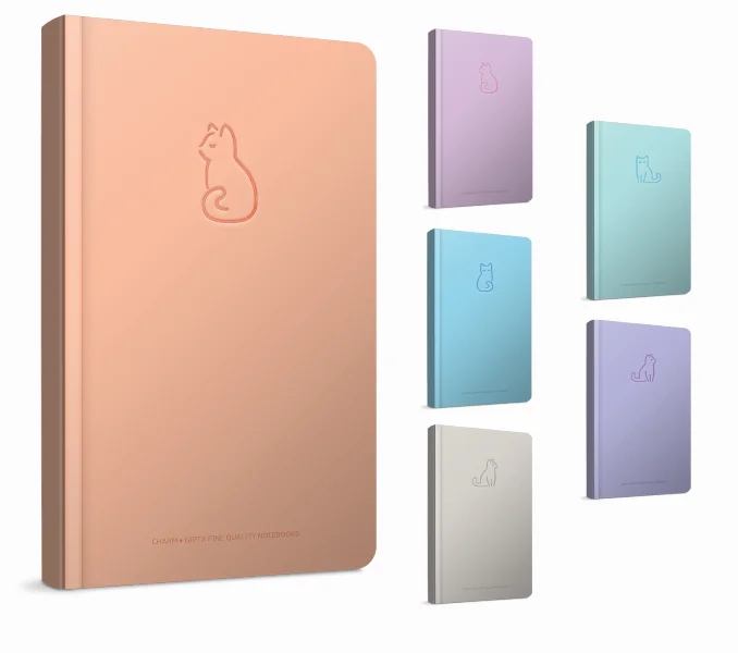 GIPTA DEFTER CHARM NOTES 13x21 İP DİKİŞ SERT KAPAK 96 YP. ÇİZGİLİ 7175