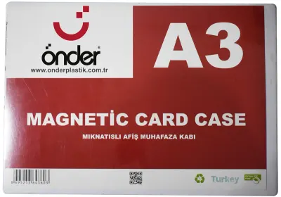 ÖNDER AFİŞ MUHAFAZA KABI A3 ASETAT MAGNETLİ 6436-0