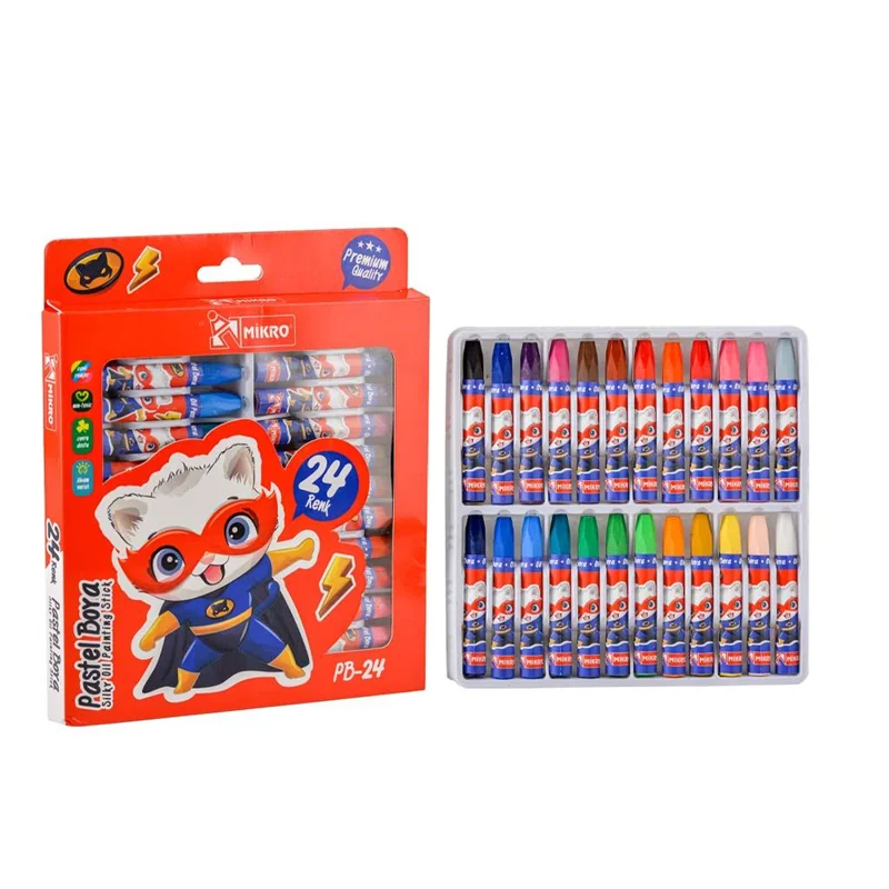 MİKRO PASTEL BOYA 24 LÜ PB24