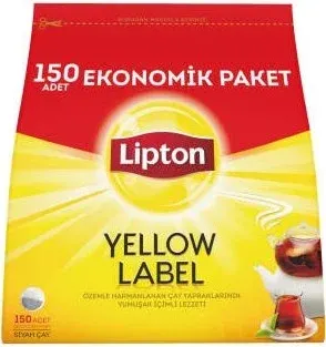 LİPTON DEMLİK POŞET ÇAY 150 Lİ YELLOW LABEL 3.2g 69799202