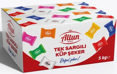 ALTUN KÜP ŞEKER TEK SARGILI 5 kg