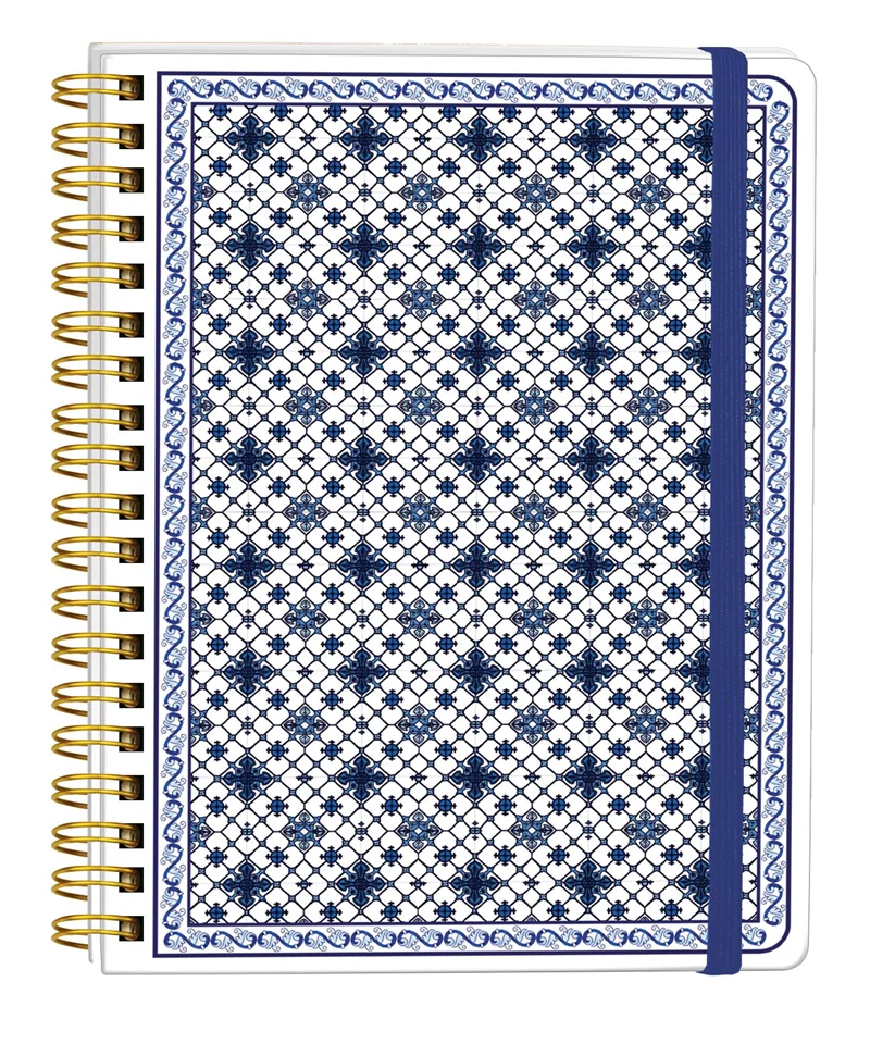 VJ DEFTER SERT KAPAK SPİRALLİ 17x24 Cm. 90 Gr. 96 YP. NOKTALI 123-0059