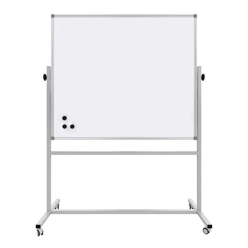 PANDA YAZI TAHTASI TEKERKLİ MOBİL 360° DÖNERLİ MIKNATIS YÜZEY 120x140 PAN 571