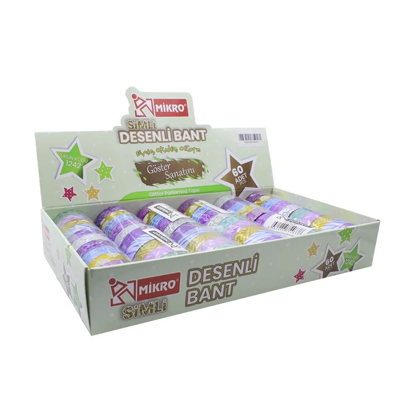 MİKRO BANT DESENLİ SİMLİ 5 Lİ x 12 PAKET 60 ADET BNT1242