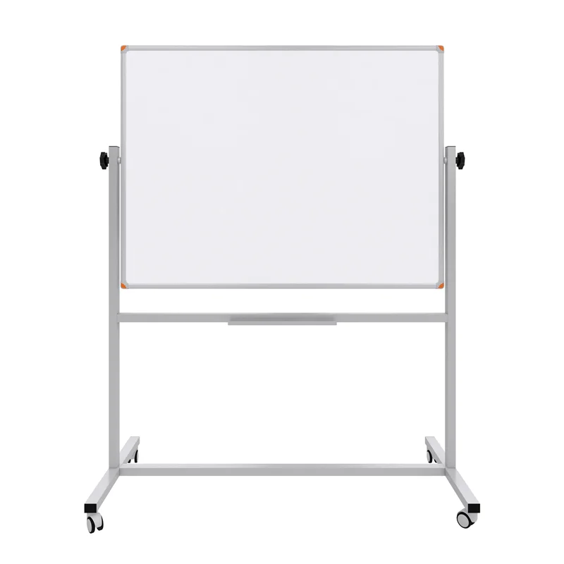PANDA YAZI TAHTASI TEKERKLİ MOBİL 360° DÖNERLİ ÇELİK EMAYE YÜZEY 90x120 PAN 531