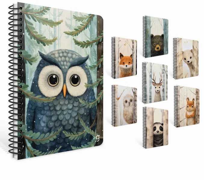 GIPTA DEFTER SNEAK PEEK 17x24 SPİRALLİ KARTON KAPAK 80 YP. ÇİZGİLİ 7292