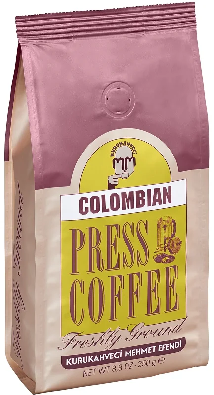 MEHMET EFENDİ FİLTRE KAHVE COLOMBIAN   250g PRESS POT