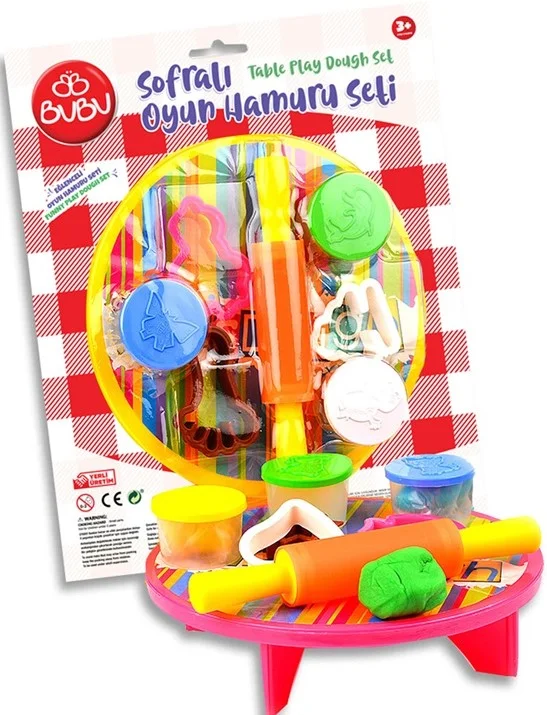 BU-BU OYUN HAMURU SETİ SOFRALI 3x15 BUBU-OH0002