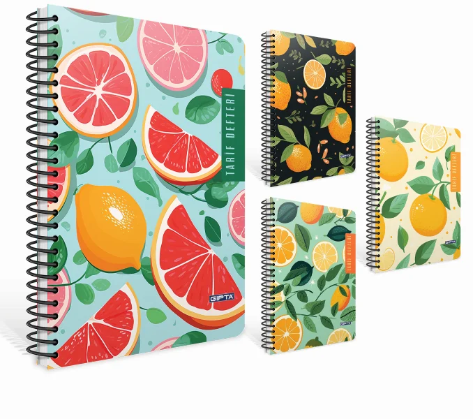 GIPTA DEFTER TARİF DEFTERİ 20x28 SPİRALLİ SERT KAPAK 120 YP. 7295