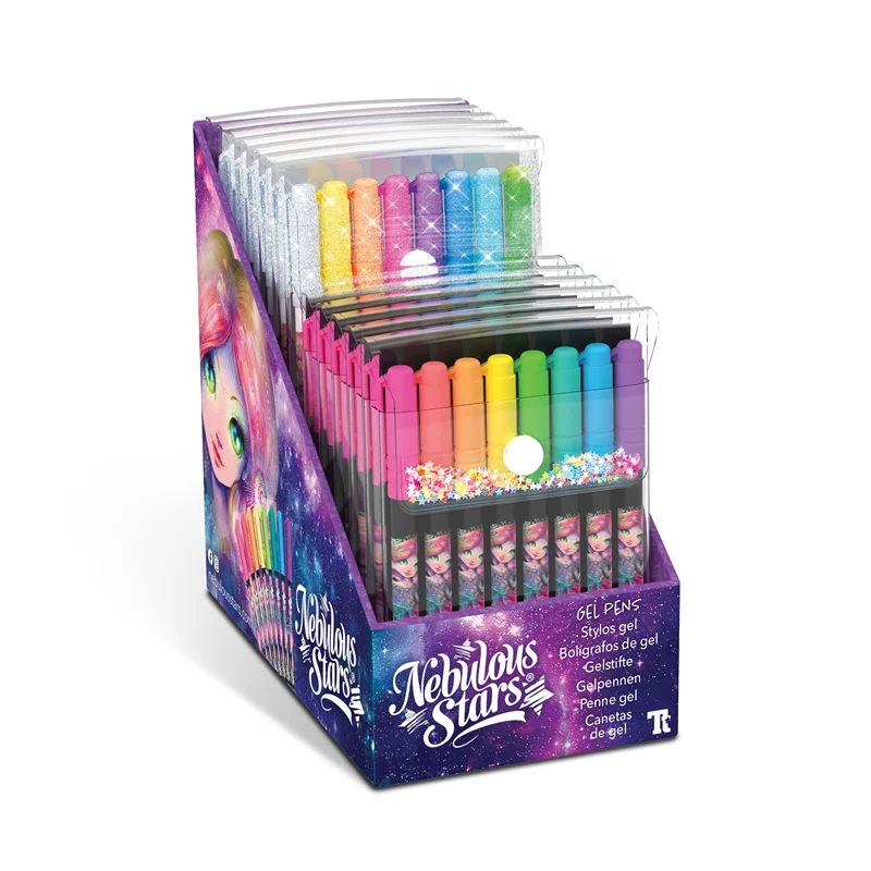 NEBULOUS STARS JEL KALEM 11576 GEL PEN 8 COLOR 12 Lİ SET NEON 6939