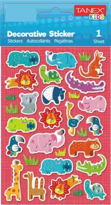 TANEX STICKER ORMAN CANLILARI-3 SERİSİ TNX-25174