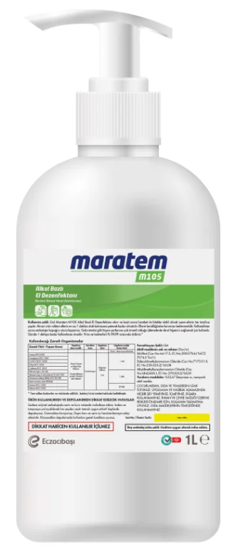 MARATEM M105 ALKOL BAZLI EL DEZENFEKTANI 1 LT 7906860