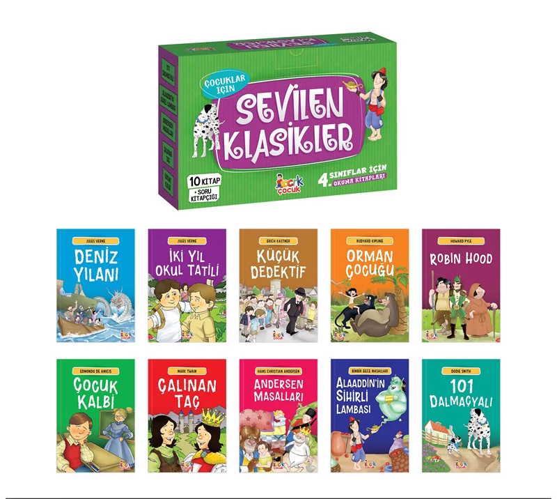 BICIRIK - SEVİLEN KLASİKLER ÇOCUKLAR İÇİN (10 KİTAP+SK)