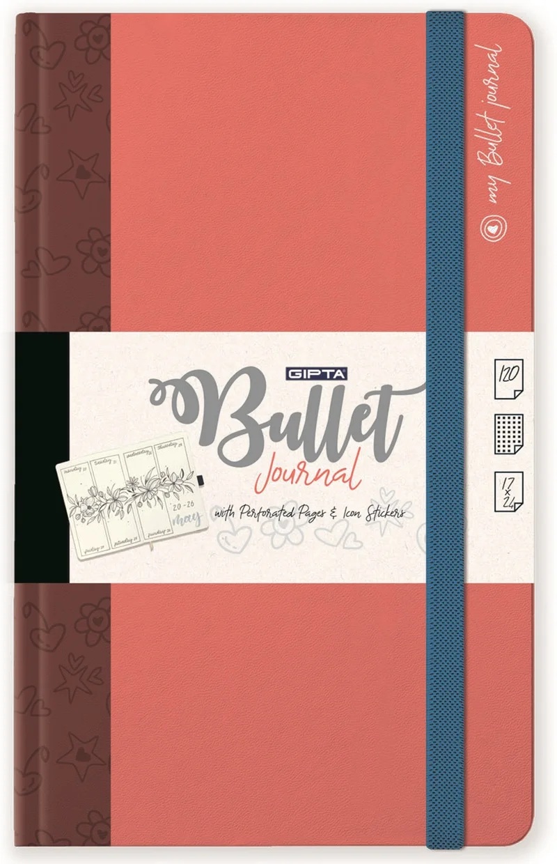 GIPTA AJANDA BULLET JOURNAL 17x24 SERT KAPAK 154-PSK