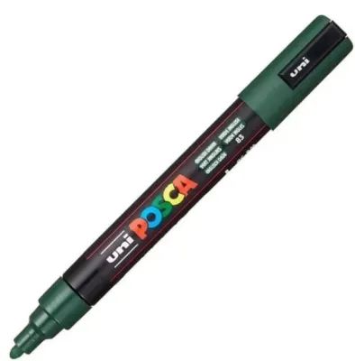 UNİ POSTER MARKÖRÜ POSCA PC-5M 1.8-2.5 İNGİLİZ YEŞİLİ