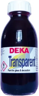 DEKA CAM BOYASI TRANSPARENT 125 ML FARBLOS İNCELTİCİ 00 DK-02500