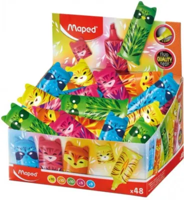 MAPED FOSFORLU KALEM MİNİ CUTE DISPLAY 48 Lİ 743638