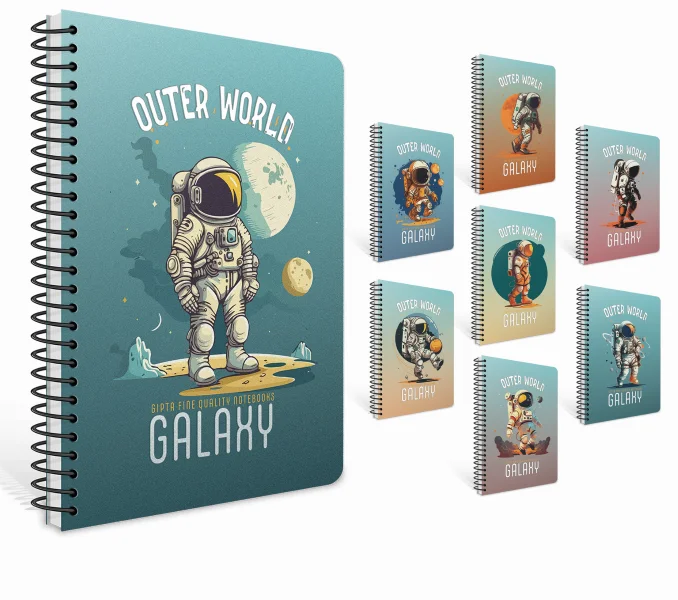 GIPTA DEFTER GALAXY A4 SPİRALLİ PP KAPAK 80 YP. KARELİ 7269