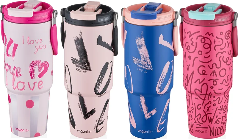 VAGON LIFE MATARA ÇELİK VGN8137 900 ML ASORTİ