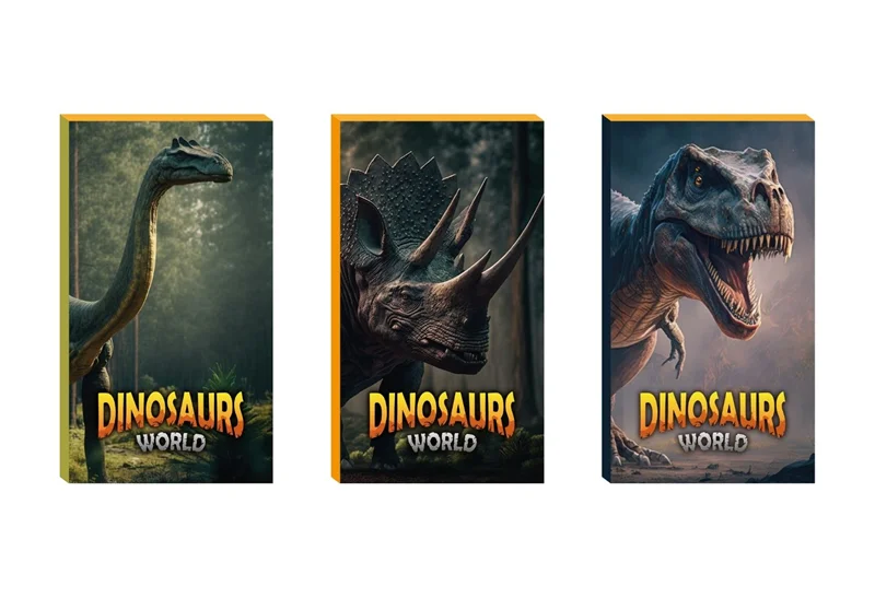 LİLAMOR DEFTER DINASOURS 9X16 48 SYF. 60'LI DISPLAY (5 ASS.) LLM-DF0916-DN01