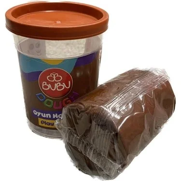 PASİF BU-BU OYUN HAMURU TEK RENK KAHVERENGİ 125 GR. BUBU-OH0008