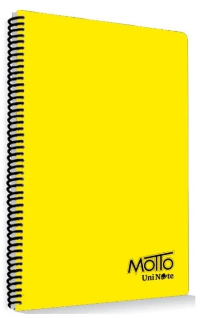 PASİF ÇINAR DEFTER A4 MOTTO SPİRALLİ PP KAPAK 72 YP. DÜZ 73606