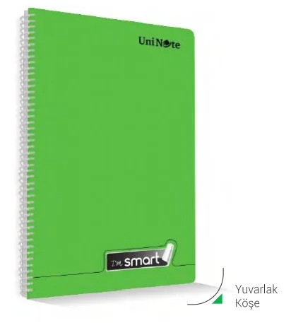 ÇINAR DEFTER A4 I'M SMART SPİRALLİ PP KAPAK 72 YP. DÜZ 72906