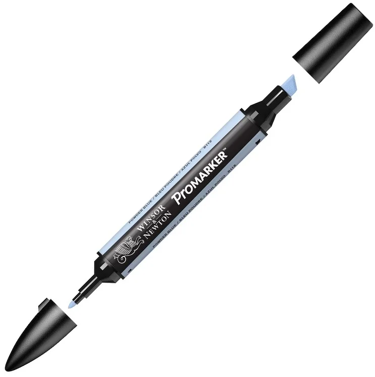 W&N PROMARKER KALEM POWDER BLUE 366 (B119) WN-0203366