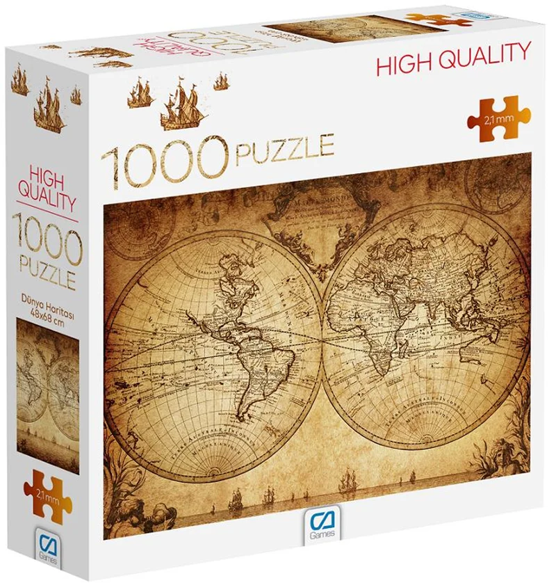CA GAMES PUZZLE 1000 PARÇA DÜNYA HARİTASI CA.7037