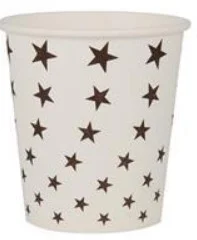 ASORTY BARDAK KAĞIT  7 OZ ECO 3.000 ADET YILDIZ DESEN 004619