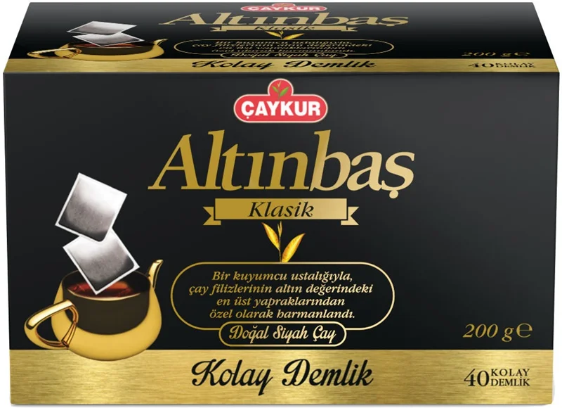 ÇAYKUR EDT ALTINBAŞ DEMLİK POŞET ÇAYI (SADE) 200g 178205