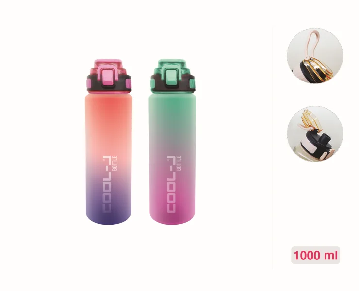 GIPTA MATARA 1000 ML SPORCU PCTG 2 RENK MIX KİLİTLİ K758400
