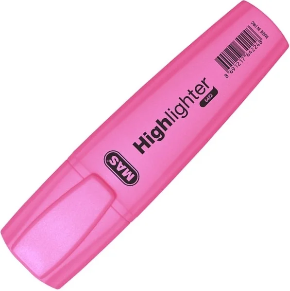 MAS FOSFORLU KALEM 6422 PEMBE