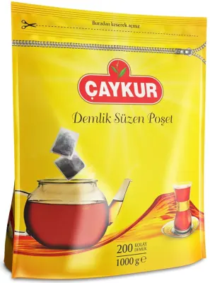 ÇAYKUR DEMLİK SÜZEN POŞET ÇAYI 1000g 180520