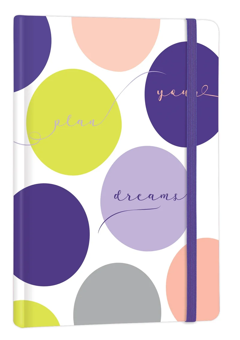 VJ DEFTER KARİZMA SERT KAPAK LASTİKLİ 9x14 Cm. 80 Gr. KREM 96 YP. ÇİZGİLİ 3338