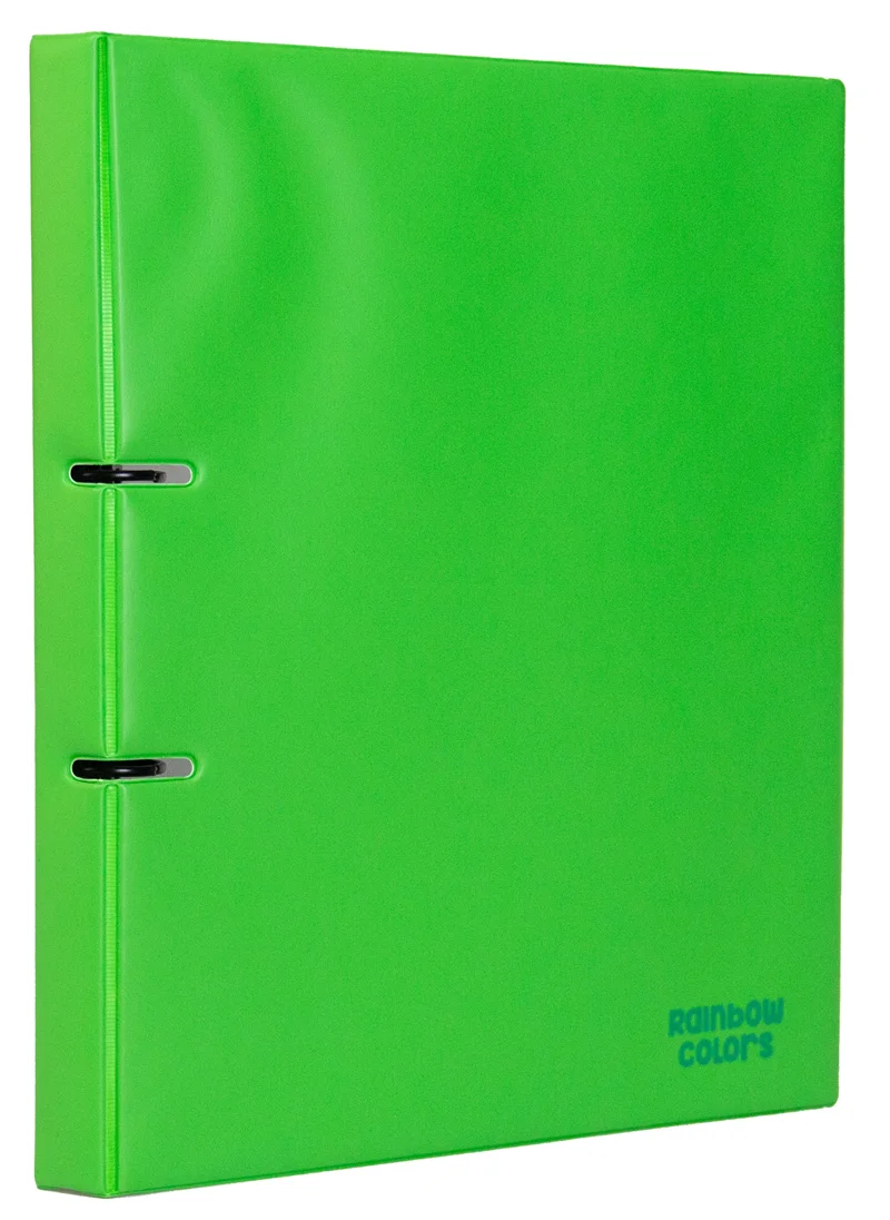 ÖNDER HALKALI DOSYA 2 HALKA PVC RAINBOW COLORS YEŞİL 121-19
