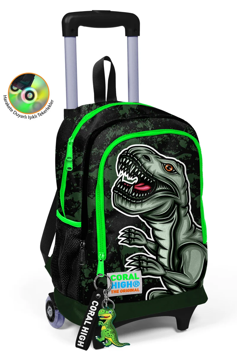 YAYGAN CORAL HIGH ÇEKÇEK SIRT ÇANTA(IŞIKLI TEKERLEK) 23925