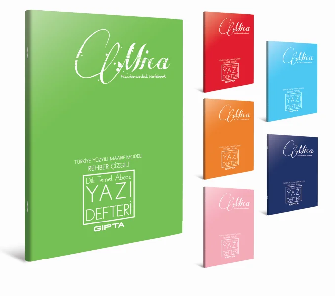 GIPTA GÜZEL YAZI DEFTERİ MICA DİK A5 TEL DİKİŞLİ PP KAPAK 40 YP. 7333
